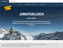 Tablet Screenshot of jungfrau.ch